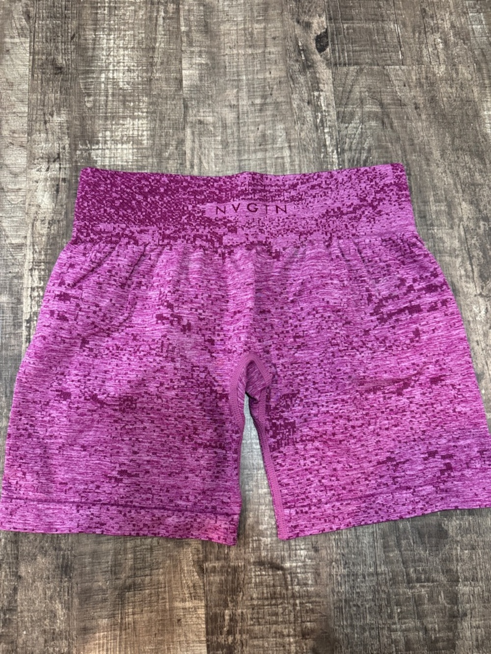 NVGTN Sugarplum Digital Seamless Shorts- Size M